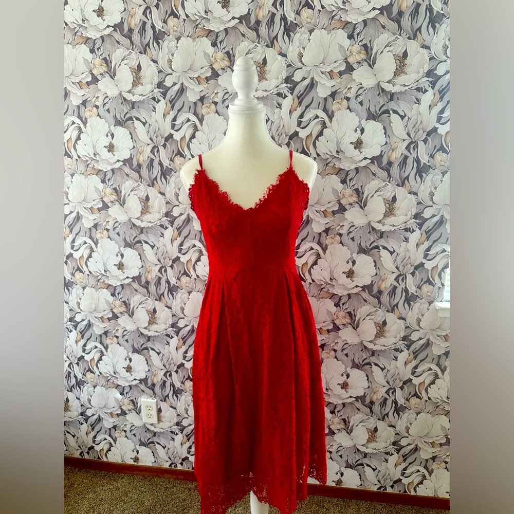 Red Lace Dress